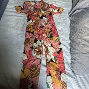 Farm Rio Floral Multicolor Jumpsuit